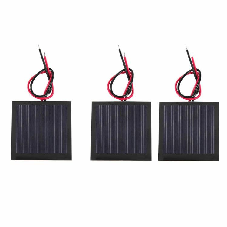 1V 200mA Polycrystalline Silicon Solar Panel 40x40mm 0.2W DIY for Solar Toy  |  Other Accessories & Parts Electronic Components & Supplies Other Accessories & Parts