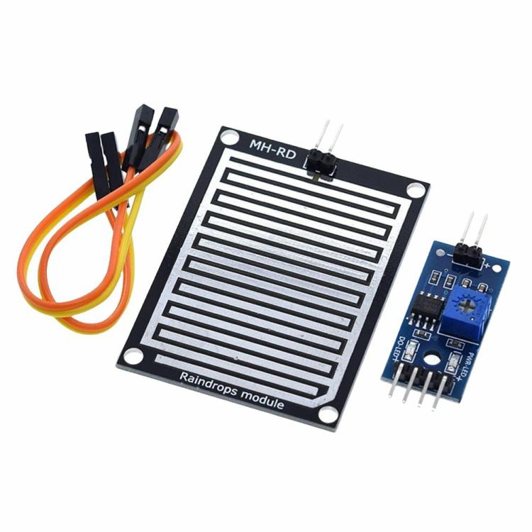 3.3V-5V LM393 Rain Drops Detection Moisture Monitor Sensor for Arduino Robot Kit  |  Sensor Series Electronic Components & Supplies Sensor Series