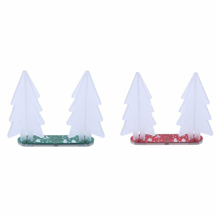 3D Xmas Tree DIY Electronic Kit RGB LED Flashing Light Soldering Practice STEM  |  Electronic Components KIT Electronic Components & Supplies Electronic Components KIT