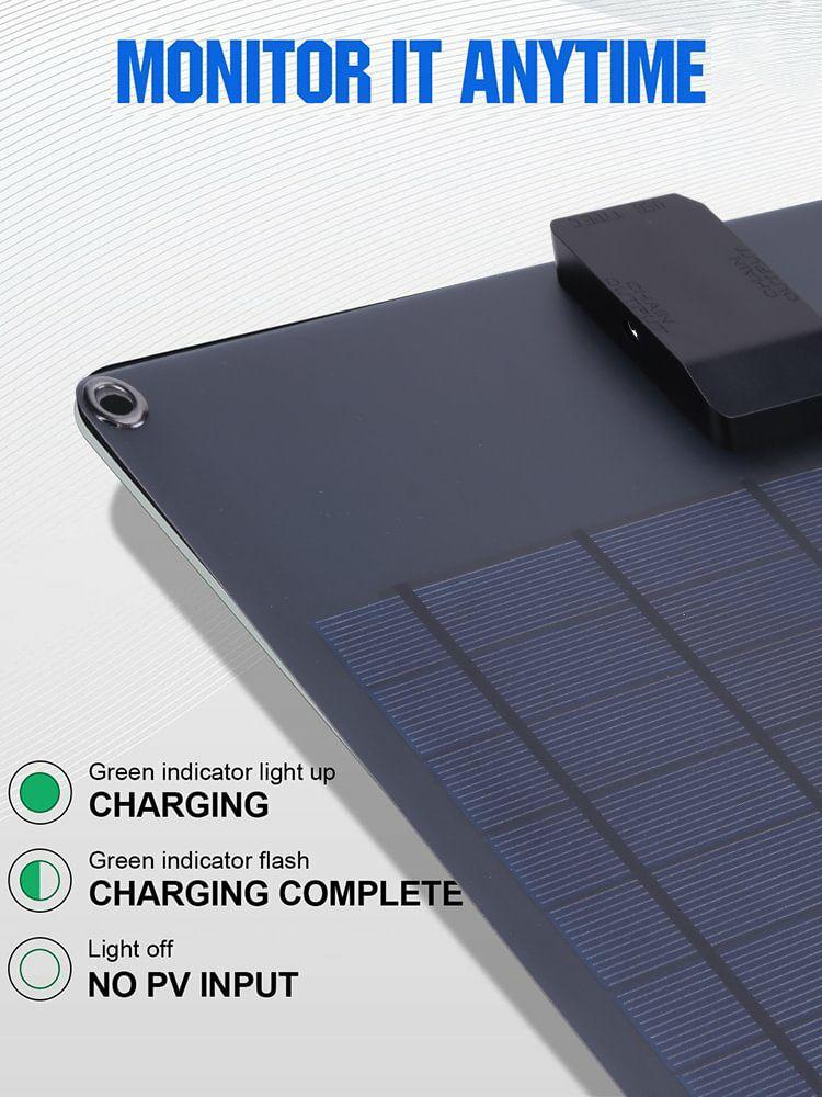 60W 12V Solar Panel Battery Charger QC3.0 Fast Charging for Car Boat Automotive  |  Other Accessories & Parts Electronic Components & Supplies Other Accessories & Parts