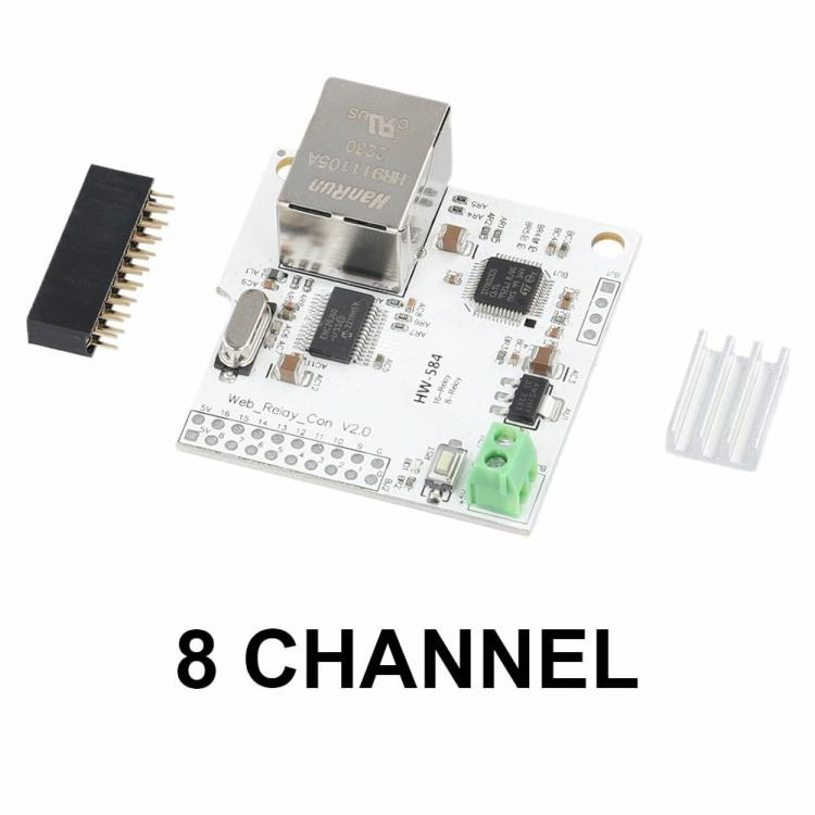 8/16 W5100 Channel Network Web P2P Relay Control Switch Module DC 5V 2A for IOT  |  Relay Series Electronic Components & Supplies Relay Series