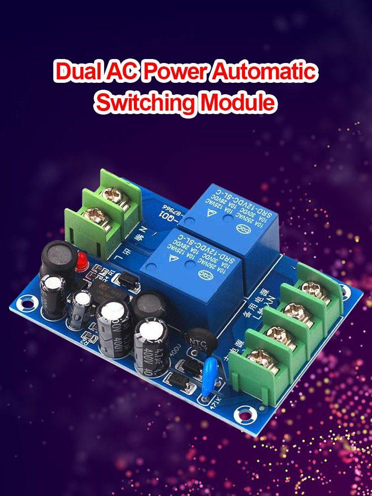 85-240V 10A Dual Power Supply Automatic Switching Controller Module Board  |  DC Series DC Series DC Series