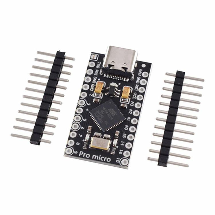 ATmega32U4 MICRO / TYPE-C USB Board with 2 Row Pin Header for Leonardo USB Board  |  Development Board Series Development Board Series Development Board Series