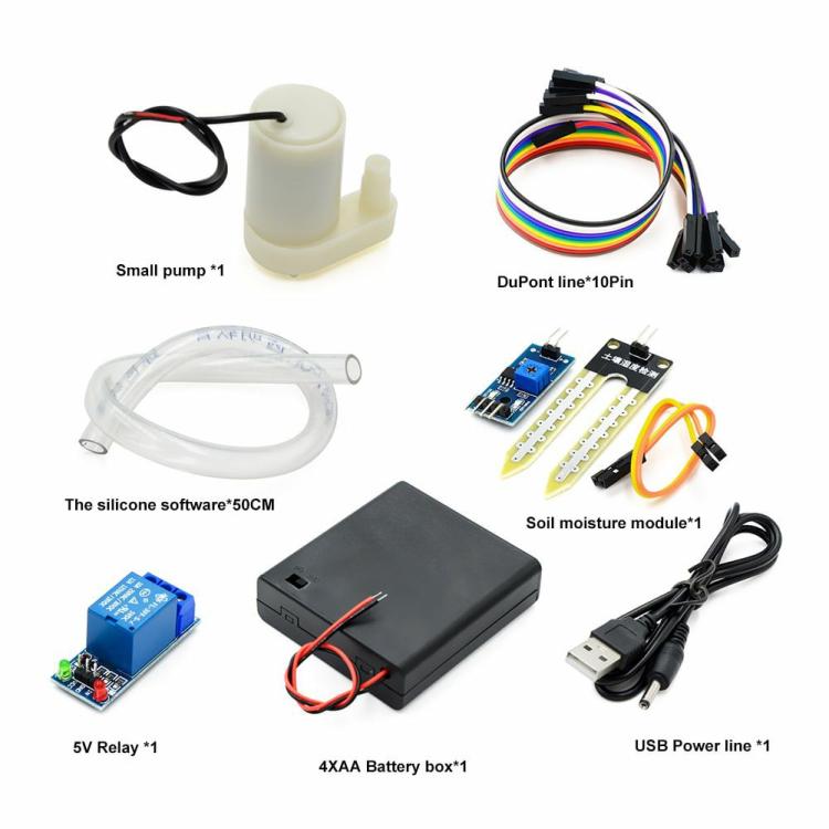 Automatic Irrigation Module DIY Kit Automatic Watering Kit 50cm Hose for Arduino  |  IC Series Electronic Components & Supplies IC Series