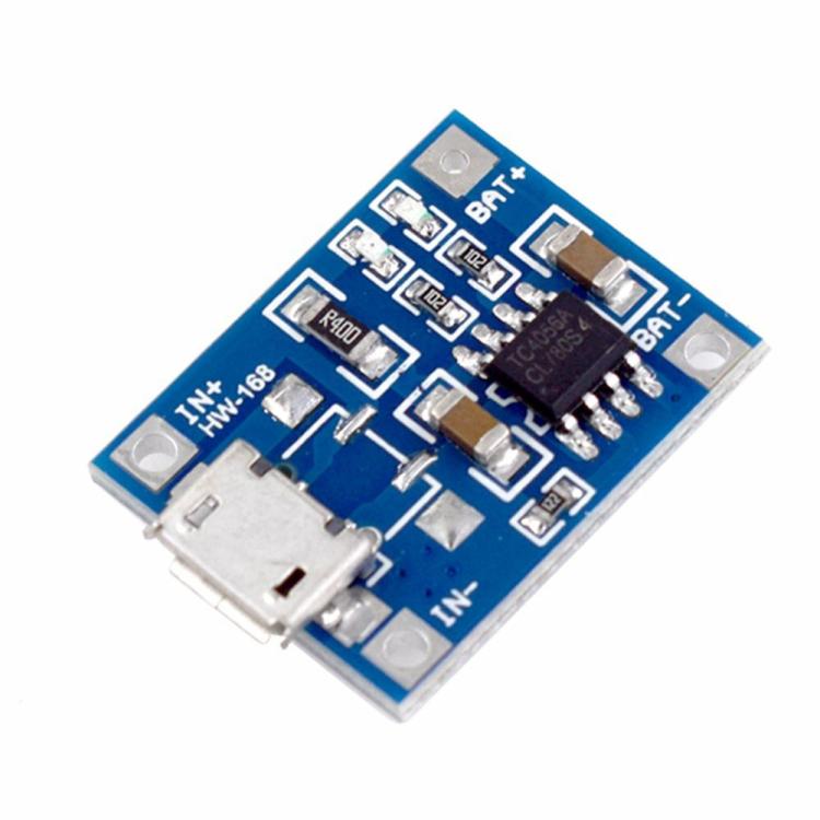 Battery Charging Board Micro USB Battery Charging Module 1A with Indicator Light  |  DC Series DC Series DC Series