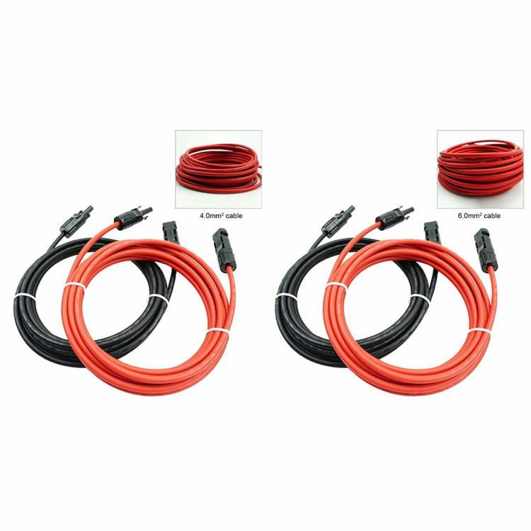 Copper Wire 12/10 AWG Solar Connector PV Cable 6/4mm2 with Male Female Connector  |  Other Accessories & Parts Electronic Components & Supplies Other Accessories & Parts