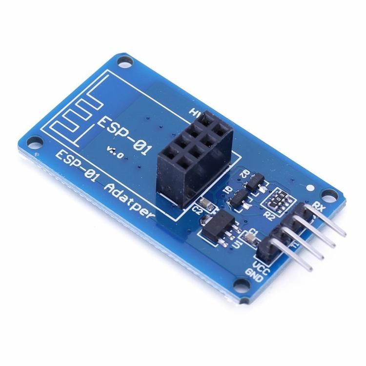 ESP8266 ESP-01 WiFi Wireless Adapter Module 3.3V 5V Breakout PCB Adapter  |  WIFI Bluetooth Series Electronic Components & Supplies WIFI Bluetooth Series