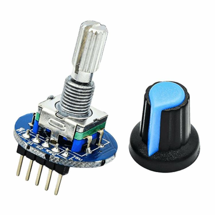 High Precision 360 Degrees Rotary Encoder Module for Car Audio Electronic Device  |  IC Series Electronic Components & Supplies IC Series