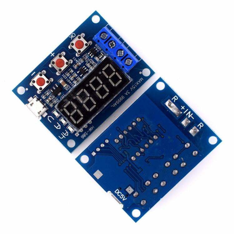 HW-586 Digital 18650 Lithium Lead-Acid Battery Capacity Tester Board Module  |  DC Series DC Series DC Series