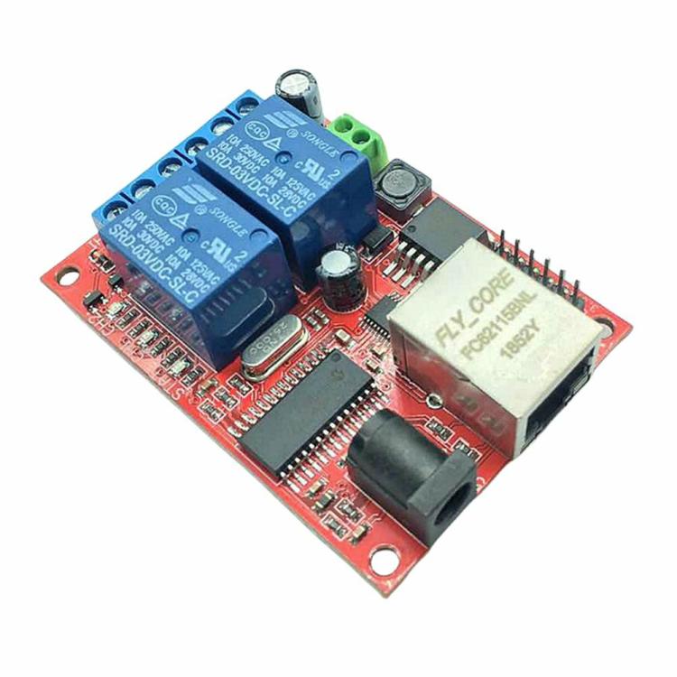 LAN Ethernet 2 Channel TCP UDP Controller Module Relay Board for Android APP  |  Relay Series Electronic Components & Supplies Relay Series