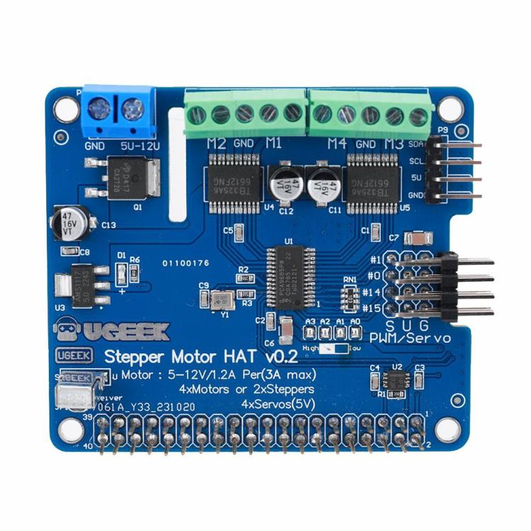 Robot Expansion Board Servo Driver Board Module V2 5V-12V for Raspberry PI 4B 3B  |  Development Board Series Development Board Series Development Board Series