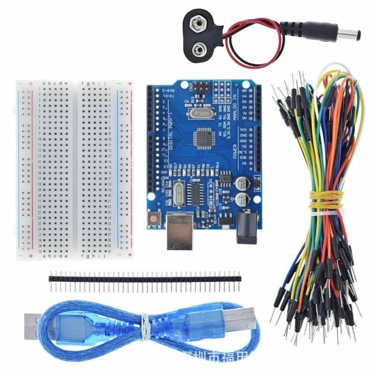 Starter Kit for Arduino Uno R3 Basic Starter Kit Uno R3 Breadboard Jumper Wires  |  Development Board Series Development Board Series Development Board Series