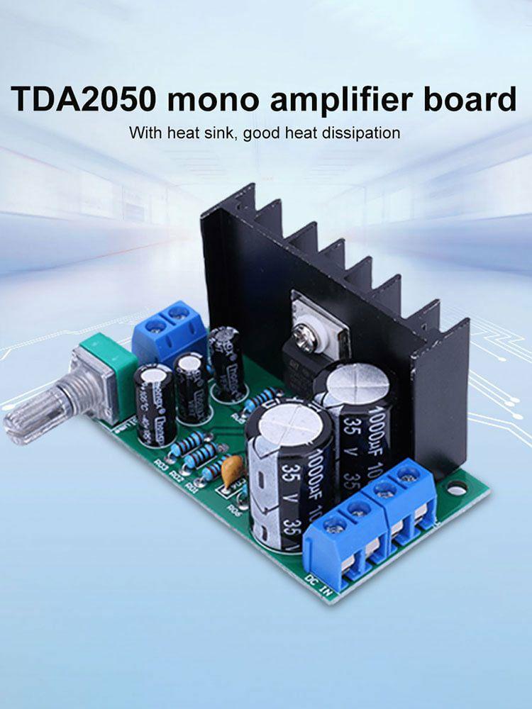 TDA2050 Mono Audio Power Amplifier Board 1-Channel Audio Amplifier Output Module  |  IC Series Electronic Components & Supplies IC Series