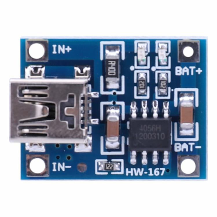 TP4056 Mini USB Lithium Battery Charging Module DC4.5-5.5V with Indicator Light  |  DC Series DC Series DC Series