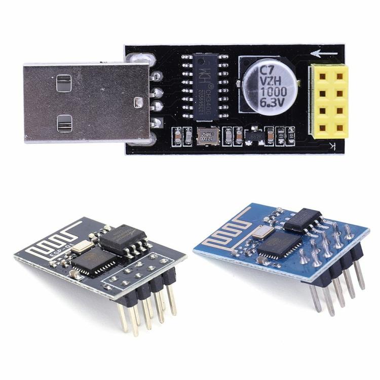 USB To ESP8266 WiFi Module Adapter CH340 ESP-01 Adapter Support Windows Systems  |  WIFI Bluetooth Series Electronic Components & Supplies WIFI Bluetooth Series