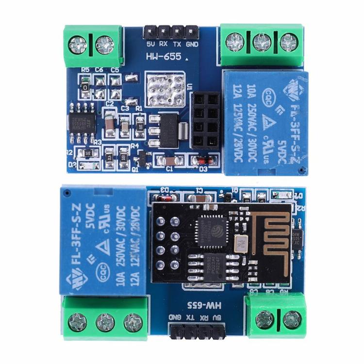 WiFi Relay Module Without/With ESP8266 Smart Home Mobile Phone App Remote Switch  |  WIFI Bluetooth Series Electronic Components & Supplies WIFI Bluetooth Series