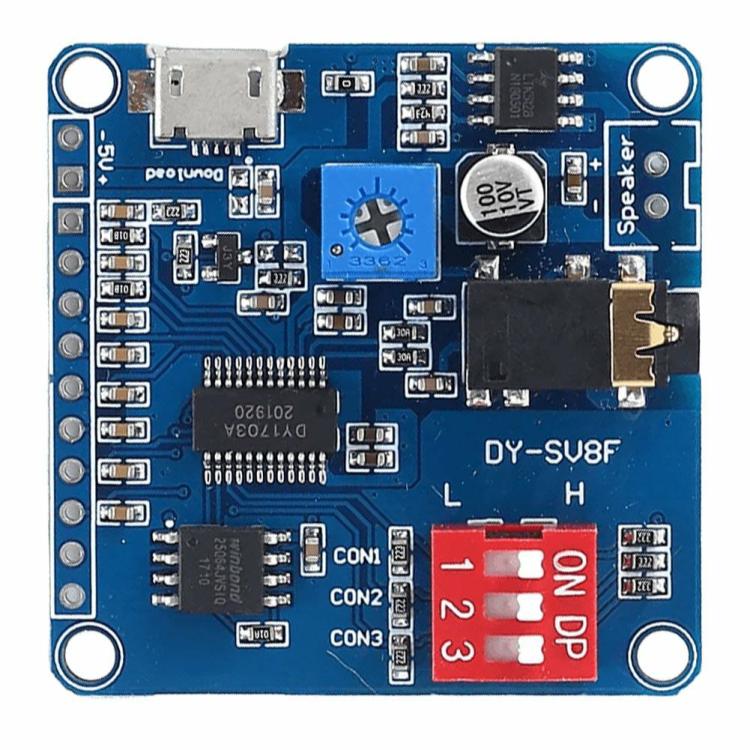 DY-SV8F Class D Amplifier Board 5W Mini MP3 Music Player Board 8M for SD/TF Card  |  IC Series Electronic Components & Supplies IC Series