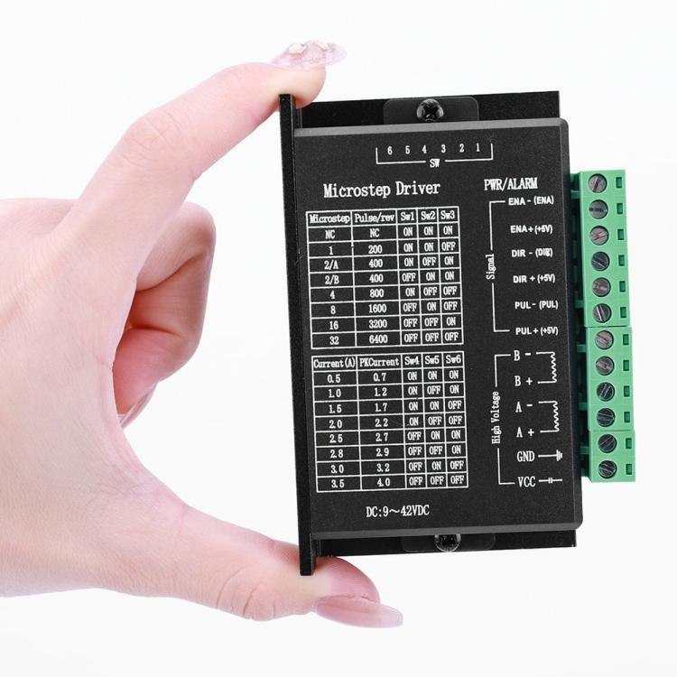 TB6600 1 Axis 32 Segments Microstep Motor Driver for Nema 42 57 86 Stepper Motor  |  IC Series Electronic Components & Supplies IC Series