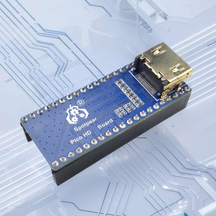 For Raspberry Pi Pico HDMI-Compatible DVI Expansion Board for DVI Display  |  Development Board Series Development Board Series Development Board Series