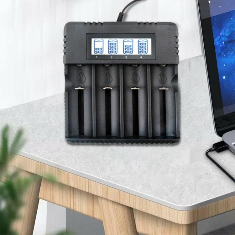 4 Slots 18650 Battery Charger USB LCD Smart Charger for 26500 AA AAA Battery  |  Other Accessories & Parts Electronic Components & Supplies Other Accessories & Parts