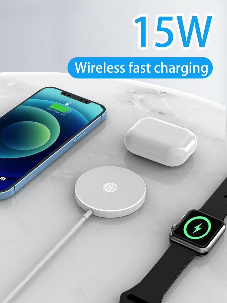 Magnetic Wireless Charger – 3 in 1 15W(Max) Fast Wireless Charging Dock  |  Other Accessories & Parts Electronic Components & Supplies Other Accessories & Parts