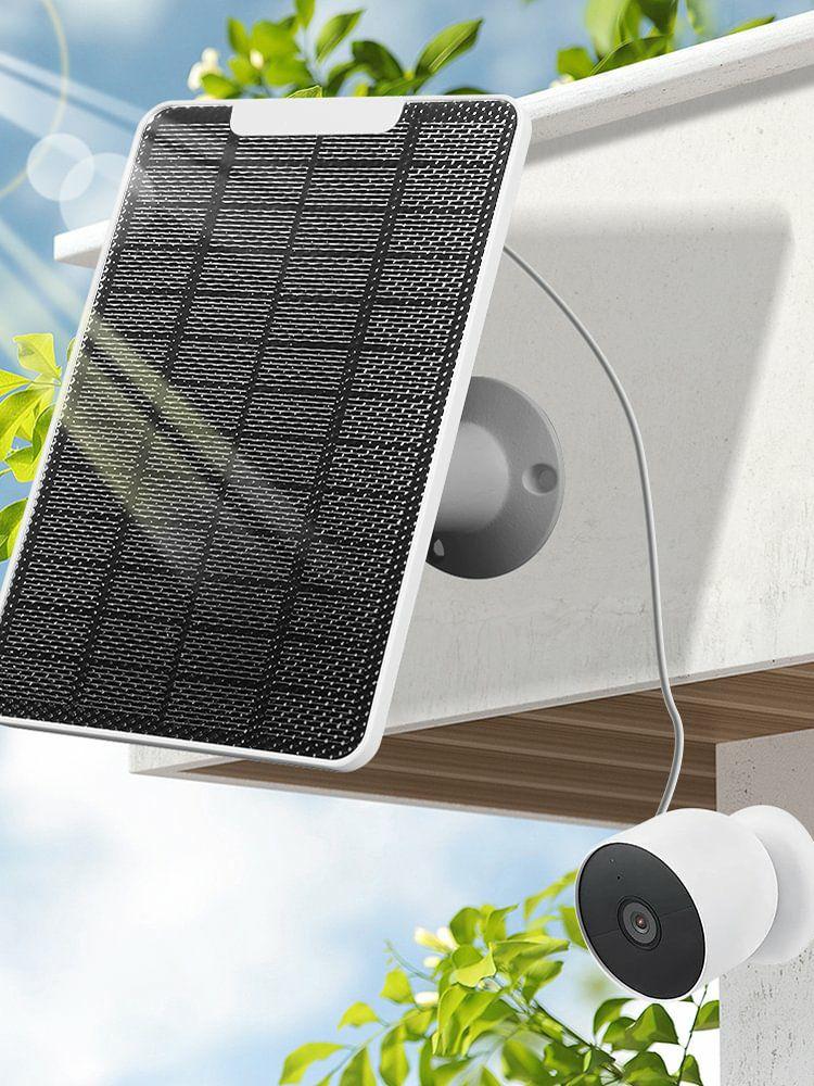 Micro Solar Panels 4W 5V Wall Mount Solar Panels Compatible with Google Nest Cam  |  Other Accessories & Parts Electronic Components KIT