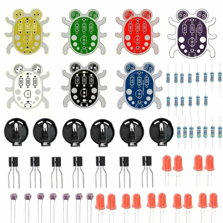 Weevil Eye DIY Kit Electronic Beginner Learn To Solder Fun Kit Handmade Gift  |  Other Accessories & Parts Electronic Components & Supplies Other Accessories & Parts